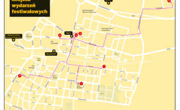 Map of the places of the Interpretations Festival